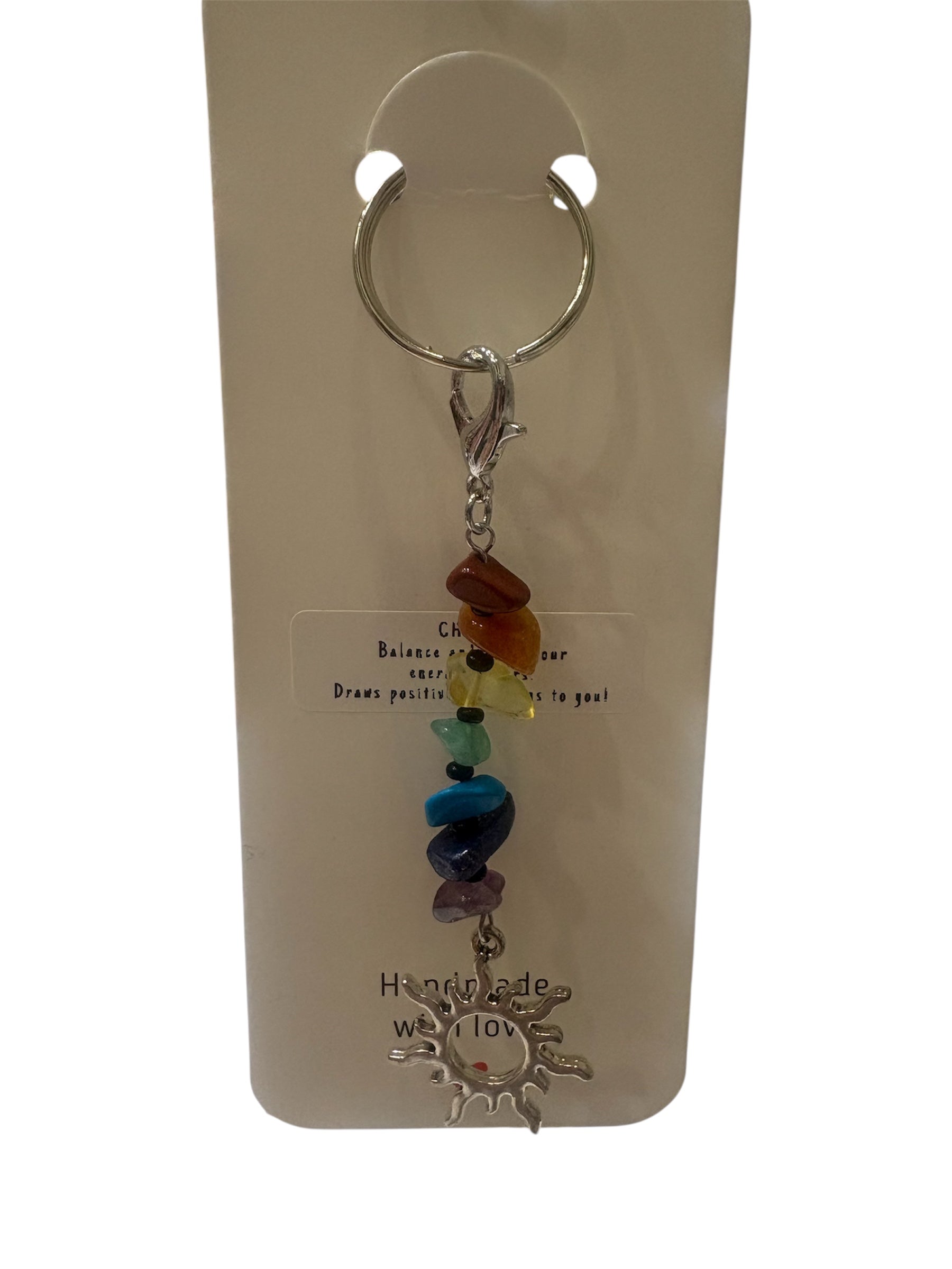Chakra Sun Keychain