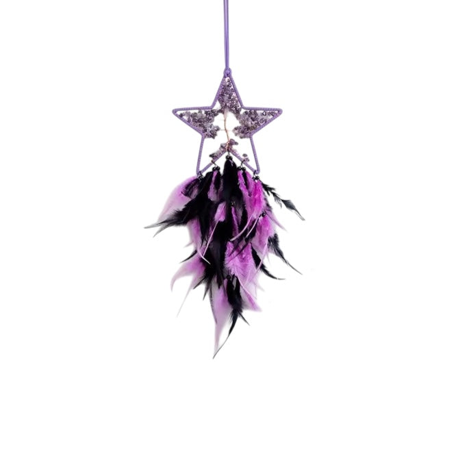 Small Amethyst Star Dreamcatcher