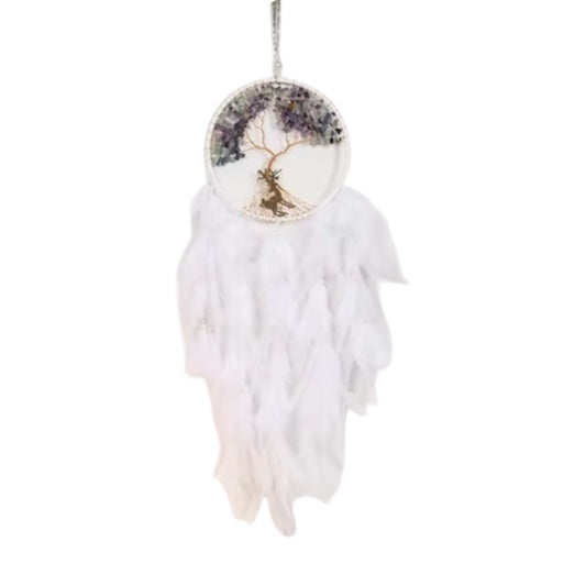 Rainbow Fluorite Dreamcatcher