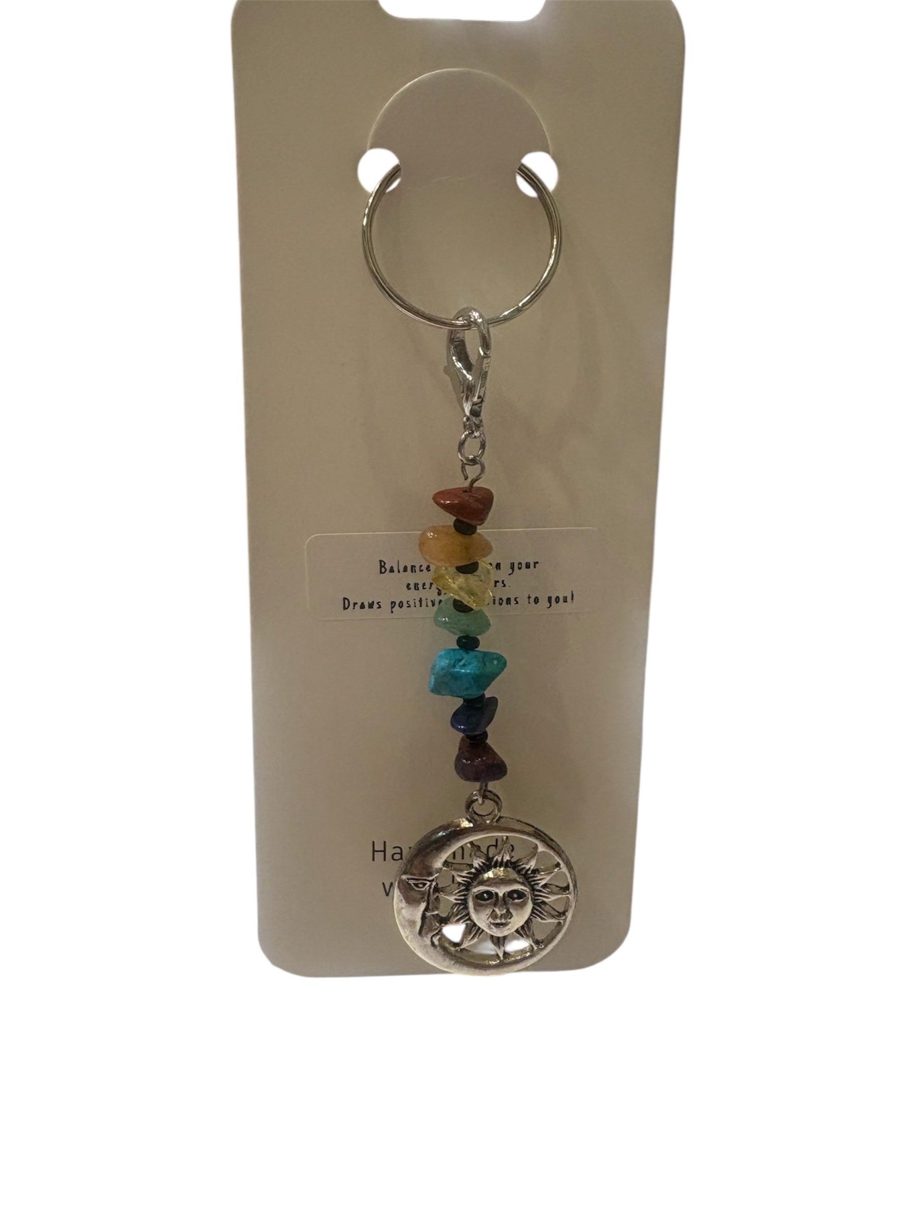 Chakra Sun & Moon Keychain