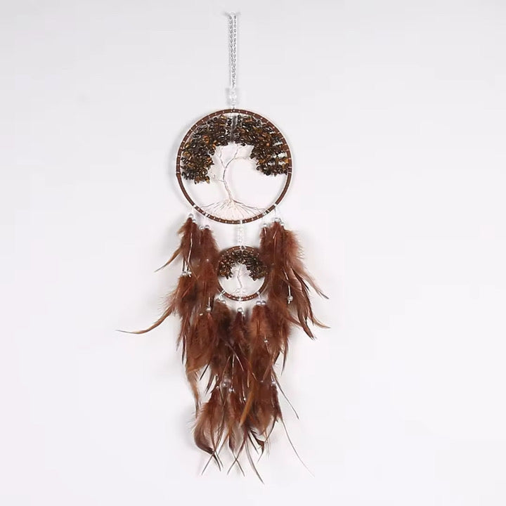 Tiger's Eye Dreamcatcher