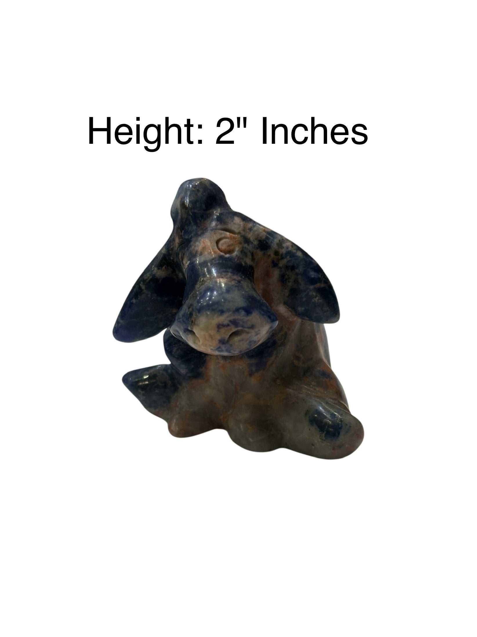 Sodalite Crystal- Eeyore Carving