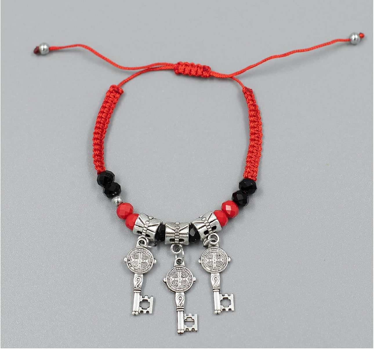 St.Benedict Red Rope Bracelet