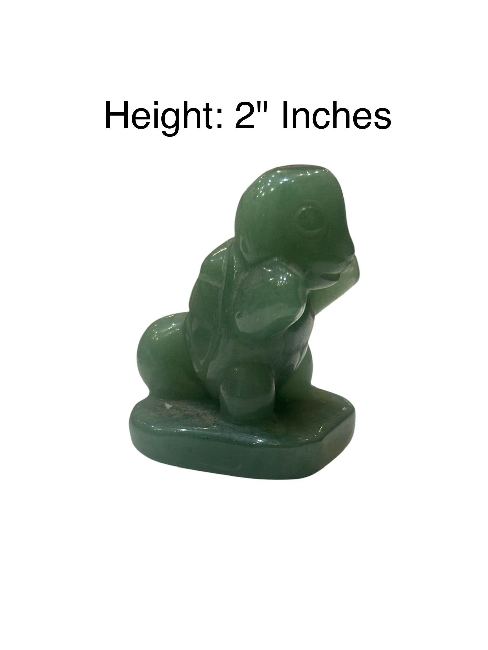 Green Aventurine Crystal- Squirtle Carving