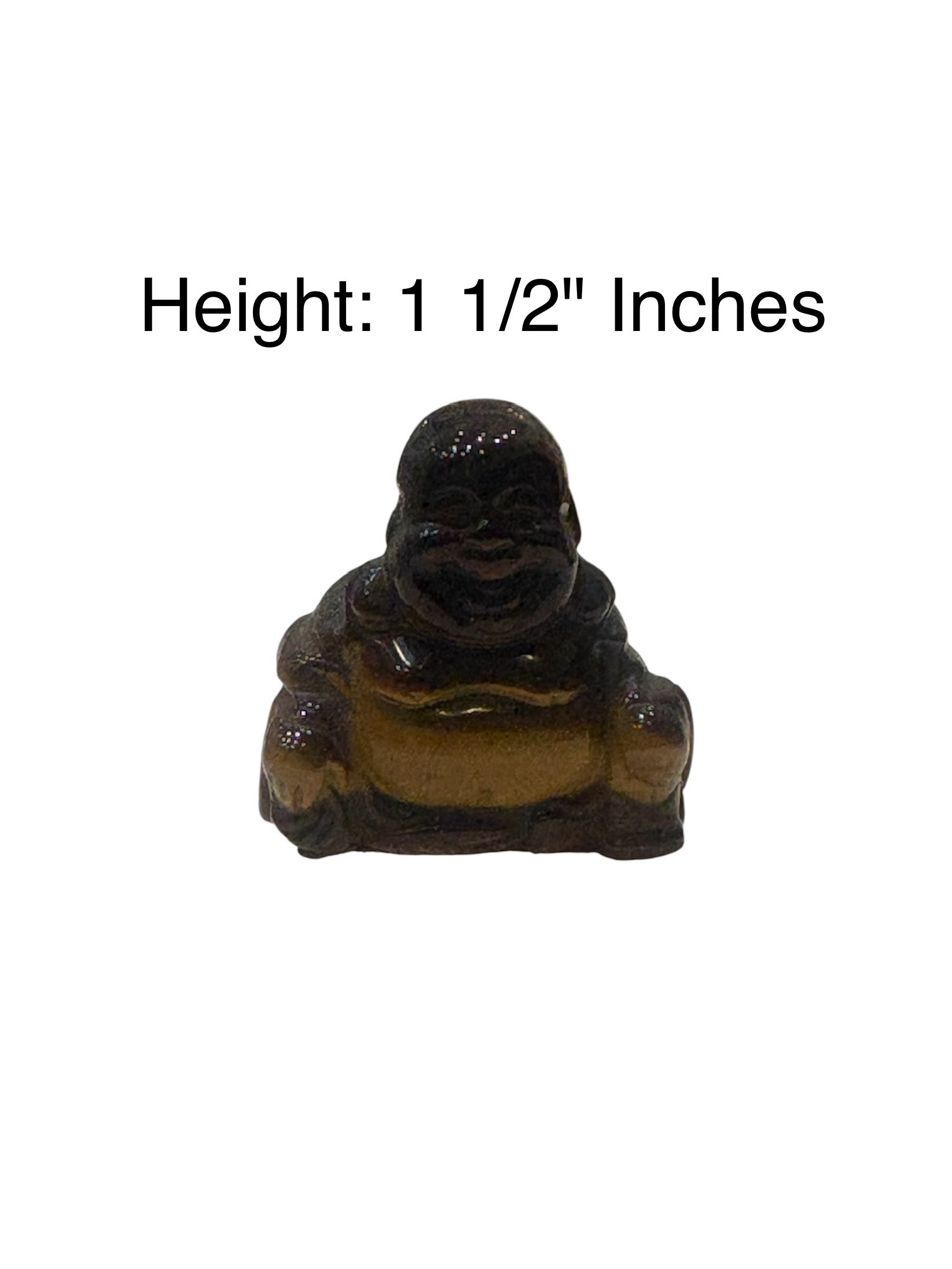 Tiger's Eye Crystal- Buddha Carving