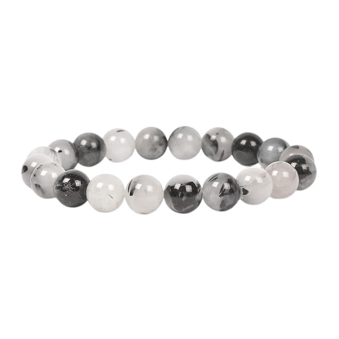 Black Rutilated Quartz Bracelet